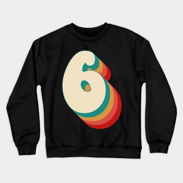 Number 6 Crewneck Sweatshirt by n23tees